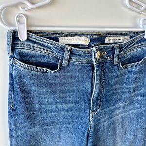 Anthropologie Pilcro & The Letterpress High-Rise Skinny Jean with Zipper Hem